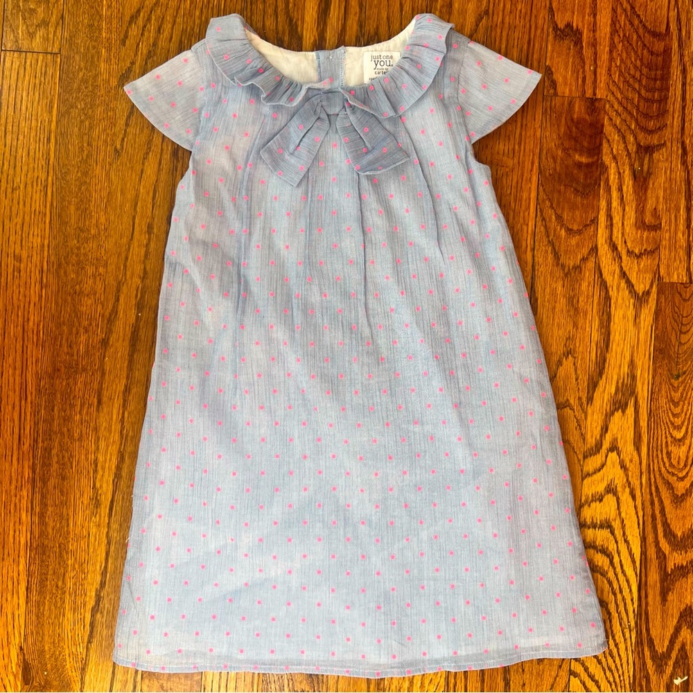 Just for you by carters polka dot dress size 5T